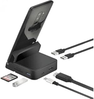 قاعدة توصيل وحامل 8 في 1 من AIR SKY HC-15 بمنفذ USB-C للموبايل والكمبيوتر والتابلت