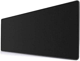 ماوس باد جيمنج XXL كبير وسميك (800x300x3 مم) للكيبورد والماوس (80x30 أسود)