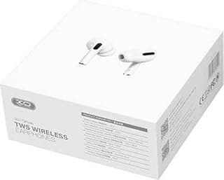 سماعة أذن لاسلكية XO-TWS T3 مع بلوتوث 5.4، صوت قوي، عزل ضوضاء بالذكاء الاصطناعي، مقاومة للماء IPX4، بطارية تدوم حتى 20 ساعة، أبيض