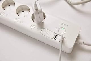 مشترك كهرباء كوري ال جي 4 مخارج بمنفذين USB، تيار 16 امبير، منتج مستورد (كسر زيرو)، يرجى قراءة وصف المنتج قبل الشراء