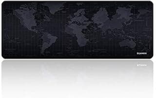 BUANIIH Large Gaming Mouse Pad with Nonslip Base, Extended XXL, Portable & Foldable, World Map