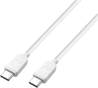 L'AVVENTO MP39W | PD Fast Charging Cable | USB-C to USB-C | 60W 5A | Durable Design | 1M White
