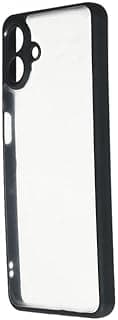 Clear Back Cover Case for Samsung Galaxy A07 - Shockproof Transparent Plastic Bumper, Anti-Scratch, Anti-Yellow, Slim Protective Case (Clear & Black)