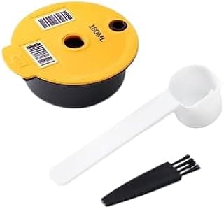 MySouq-Store (1Pc) Reusable Coffee Capsule for Tassimo BOSCH Machine Refillable Filter Cup Pod Espresso Maker 180ML