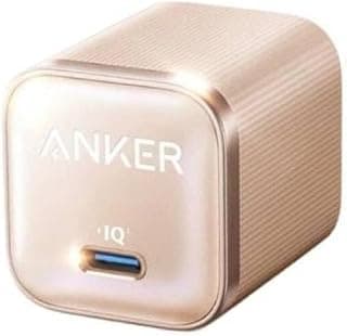 شاحن من أنكر بمنفذ USB تايب-C متوافق مع سامسونج جالاكسي S25 و S24 وآيفون 16 بقوة 45 واط مع شحن سريع وتصميم مدمج قابل للطي
