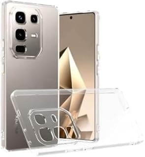 Clear Case Compatible with Infinix Note 50s Case Soft TPU Transparent Back Cover with Airbag Corners Shockproof Protection Camera Lens