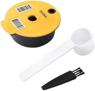 MySouq-Store (1Pc) Reusable Coffee Capsule for Tassimo BOSCH Machine Refillable Filter Cup Pod Espresso Maker 200ML