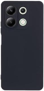 جراب لهاتف شاومي Redmi Note 13 4G - أسود، غطاء خلفي TPU نحيف، سيليكون مرن، مطفي