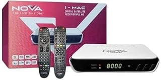 رسيفر نوفا اي ماك (NOVA I-MAC) - معالج GX6621، رام 2 جيجا، يدعم 4K و Full HD، واي فاي داخلي، بلوتوث، يشمل اشتراكات شيرينج IPTV (فوريفر، كوبرا، وينك) لمدة طويلة، 2 ريموت.