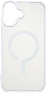 Plastic Back Cover For Apple iPhone 16 Plus, White E-G-740