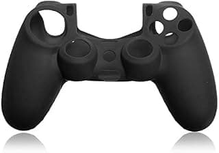 Silicone Protective Rubber Soft Case Cover Pouch Sleeve for PS4 Controller Black