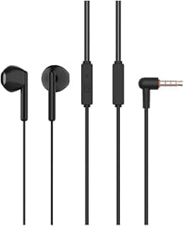 Celebrat G6 Earphone With Microphone Controller And 20KHz Frequence Response For Mobile Phone 1.2 Meter Length - Black