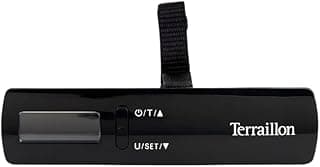 Electronic Luggage Scale, Portable, Digital Display, Auto-Shutdown, Target Weight Setting, 50kg Capacity, Black