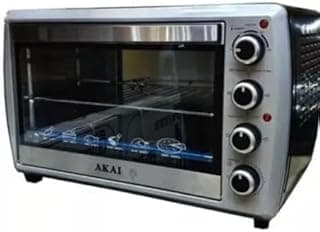 فرن كهربائي متعدد الوظائف - الخيار الأمثل لمطبخك اسود في فضي 55 لتر AKAI