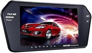CGS -7-inch LCD Car Rearview Monitor, Full HD Media Player, MP5 with Re-mote, Bluetooth Support