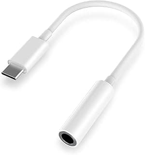 محول صوت من النوع سي إلى مقبس صوت AUX 3.5 ملم، كابل صوت ستيريو لسماعات الرأس ذكر USB-C إلى ذكر 3.5 ملم من تراندز لجوجل بيكسل 2/XL وون بلس 5T/ 6 وال جي وإجهزة النوع سي - 2724748778547
