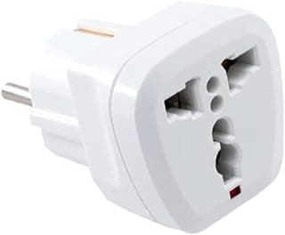 Keendex KX 3110 Wall Power Strip, 3 Slots - white