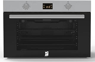 Built-in Gas Oven 90cm with Gas Grill, 98L Capacity, Digital Timer, Soft Close Doors, Black (Made in Turkey) – KPT908GGD X