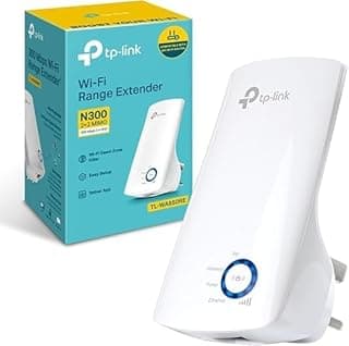 مقوي إشارة واي فاي TP-Link TL-WA850RE - سرعة 300 ميجابت/ثانية، أبيض، لتوسيع تغطية الإنترنت اللاسلكي للمنزل والمكتب، تركيب سهل، تحسين سرعة الشبكة