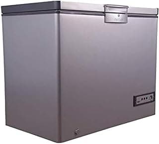 Passap ES341L Stainless Steel Chest Freezer with Front Control Panel, 300 L - Silver