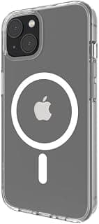 MagSafe Compatible iPhone 13 Case with Antimicrobial Coating, Built in Magnets, UV light resistant materials and Raised Edge Bumper for Camera Protection Clear, MSA005btCL
