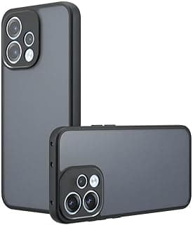 phone case compitable with oppo reno 15 5G global shockproof Hard PC Back Soft TPU Frame Matte Black Slim cover for oppo reno 15 5G