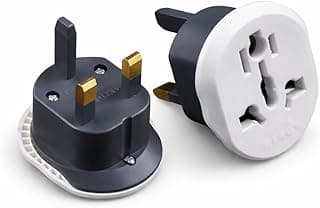 Triple Universal Travel Plug Adapter – Pack of 2 – High Quality Copper Components – 16A, 250V – Compatible with 150+ Countries – Compact & Safe Design for Home, Office & Trip Use