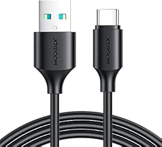 كابل USB C شحن سريع 3A، 1 متر، أسود، متوافق مع أجهزة USB-C وأجهزة JOYROOM