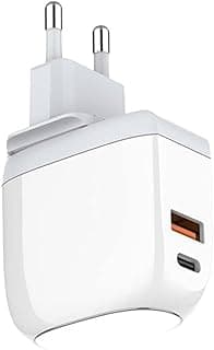 شاحن A2522C - EU - مع كابل Type C إلى Type C - أبيض