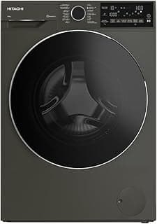 Washing Machine 10kg - 1400 RPM - SteamCure Technology - ProSmart Inverter Motor - Steam Therapy Dry Wash Only - 14-Minute Quick Program - Bluetooth + Wi-Fi - XL Large Door - Gray Color