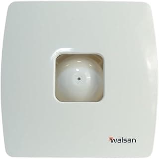 شفاط ومروحة شفط للحمام 4 إنش (100mm) بحجم 10سم - تهوية مثالية وهواء منعش لون ابيض