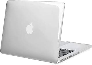 MOSISO Hard Case Compatible with MacBook Pro Retina 13 Inch Old Version (Model: A1502 & A1425) (Released 2015-End 2012), Plastic Case Cover, Clear Crystal
