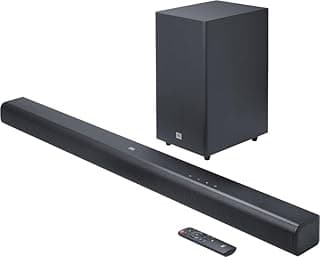 ساوند بار Cinema SB580 3.1 قناة مع دولبي أتموس افتراضي وصب ووفر لاسلكي - JBLSB580BLKUK، أسود