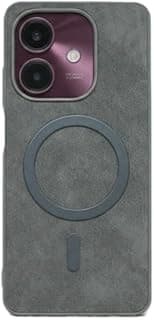 Compatible with Oppo A5I Premium Quality Leather Side Soft, Back Hard) Back Cover Case (Gray)