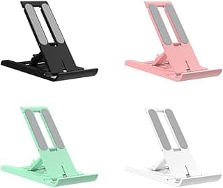 Foldable Mobile Holder – Adjustable Multi-Angle Smartphone Stand for Desk, Bed & Travel (Assorted Colors)