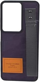 Plastic Back Cover with Holder for Realme C71 / C75 - Purple