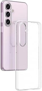 For Samsung Galaxy S25 FE,HD Transparent Tpu Silicone Back Cover, Anti Yellowing And High Protective From Shocks Compatible with Samsung Galaxy S25 FE (6.7") (Transparent)