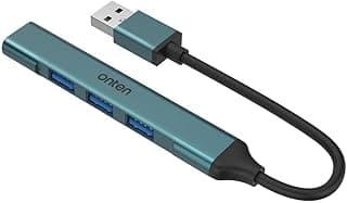 موزع USB من 4 منافذ من خليط الألومنيوم من اونتين، 5701