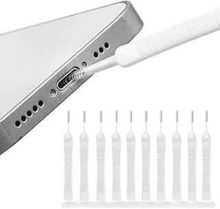 10 Pack Phone Charge Port Cleaning Tool Kit,Anti-Clogging Mini Brushes Cleaner for Airpods 4,Charging Port and Speaker,Multifunctional Cleaning Tool Compatible with iPhone 16,Tabet Camera Lens Etc