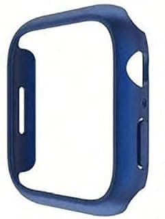 Hard PC Bumper Protective shiny Colored Case 45 mm [No Screen Protector] Compatible with Apple Watch Series 9 8 7 (Navy)