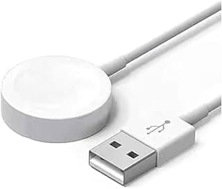 شاحن ساعة usb متوافق مع ساعات اكس 8 الترا و اكس 9 بلس والترا 2 والمزيد، كابل شحن لاسلكي مغناطيسي محمول - للساعات الذكية