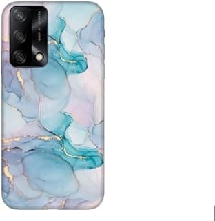 جراب موبايل مطبوع من السيليكون بتصميم جميل رقم 64 متوافق مع موبايل أوبو A74 4G / F19 / A95 4G، حافظة بسيطة، متعدد الألوان