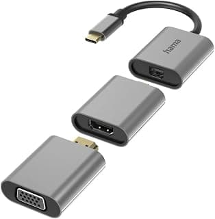 محول فيديو 6 في 1، "Connect2Go"، USB-C، ميني ديسبلاي بورت، HDMI™، VGA