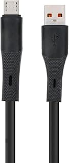KM Technology Micro USB Fast Charging Cable And data transfer unpacking 1m length - Black