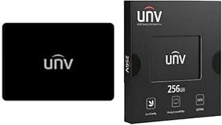 SSD ساتا III 2.5 انش 256GB لتسريع الكمبيوتر واللابتوب واجهزة التسجيل - قرص صلب عالي الاداء بديل للهارد ديسك - سرعة قراءة تصل الى 560 ميجابايت/ثانية وسرعة كتابة 510 ميجابايت/ثانية - UNV SSD-256G-S3