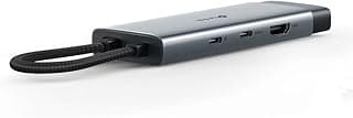 موزع USB نوع سي 7 في 1 UH7020C|دونجل ومحول USB نوع C متعدد المنافذ بقاعدة توصيل|4K@60HZ منفذ HDMI|منفذ USB نوع C 3.0|منفذين USB A3.0|بقوة 100 وات وبطاقة اس دي وميكرو اس دي، توصيل وتشغيل من تي بي-لينك