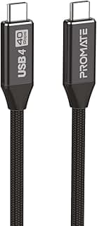 كابل USB-C، يدعم Ultra HD 8K 60Hz، USB4 Type-C، شحن 240 وات، نقل بيانات سريع 40 جيجابت في الثانية، متوافق مع ثاندربولت 4، طول 2 متر، مغطى بالنايلون، لايفون 15، PrimeLinkC40-2M