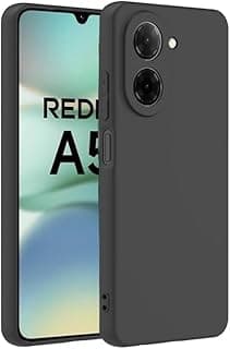 Case for Xiaomi Redmi A5 4G Silicone Case Shockproof Soft Flexible Premium TPU Slim Shockproof Protective Phone Cover for Xiaomi Redmi A5 4G (Black)