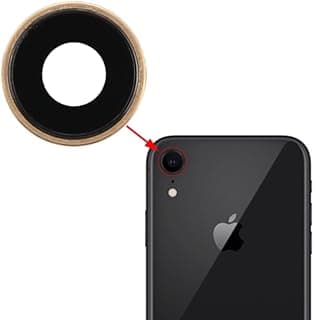 Metal Camera Lens Protector – Scratch-resistant and dustproof, HD curved edge design for full coverage for iPhone XR - Gold