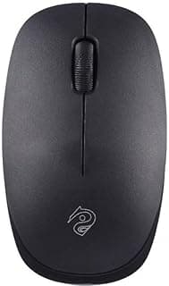Rizyue R10 Dual Mode Bluetooth / 2.4G Wireless Mouse Lightweight - 3 Buttons - 1600 DPI - Mini Lightweight Design For Office Business (1x AA Battery incoulded) | Black
